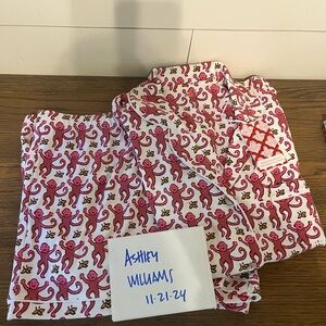 Roller Rabbit monkeys NWT large polo set